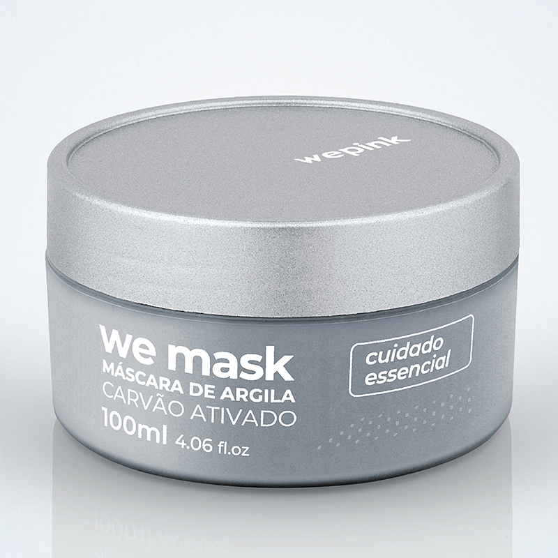 We Mask - Máscara de Argila Carvão Ativado 100g - Wepink