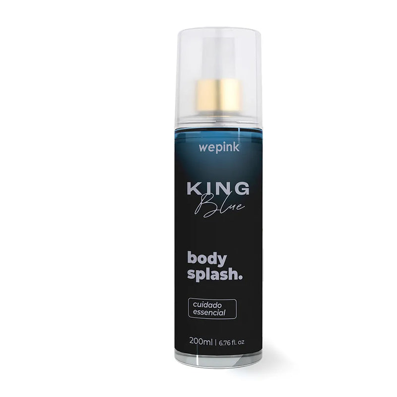 Body Splash King Blue Desodorante Colônia 200ml - Wepink