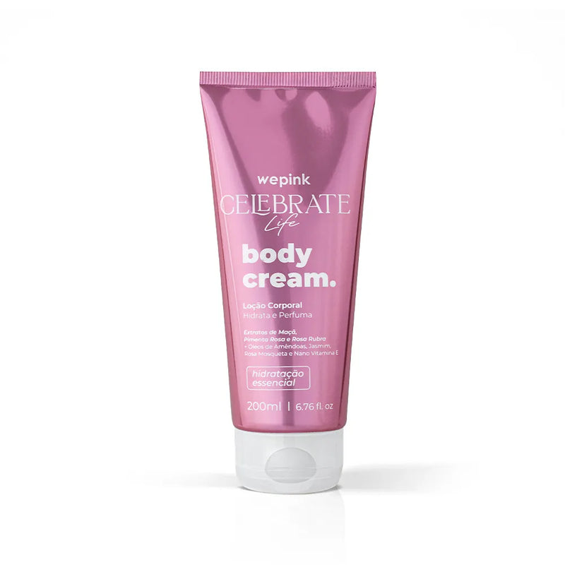 Body Cream Celebrate Life Desodorante Hidratante 200ml - Wepink